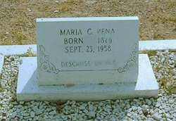 Maria Chavez Pena tombstone